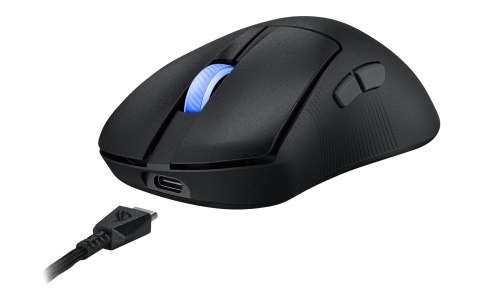ASUS ASUS ROG Keris II Ace Wireless AimPoint Black myszka Gaming Po prawej stronie RF Wireless + Bluetooth + USB Type-A Optyczny 4200