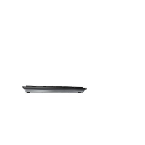 Cherry CHERRY DW 9500 SLIM klawiatura Dołączona myszka Uniwersalne RF Wireless + Bluetooth QWERTZ Niemiecki Czarny, Szary