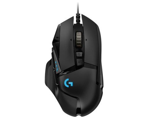 Logitech Mysz Logitech G502 Gaming HERO EU 910-005471 (optyczna; 16000 DPI; kolor czarny)