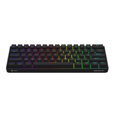 SAVIO SAVIO KLAWIATURA MECHANICZNA BLACKOUT X2 OUTEMU BROWN HOT SWAP