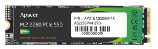 Apacer Dysk SSD Apacer AS2280P4X 2TB M.2 2280 PCIe NVMe Gen3 x4 (2100/1700 MB/s)