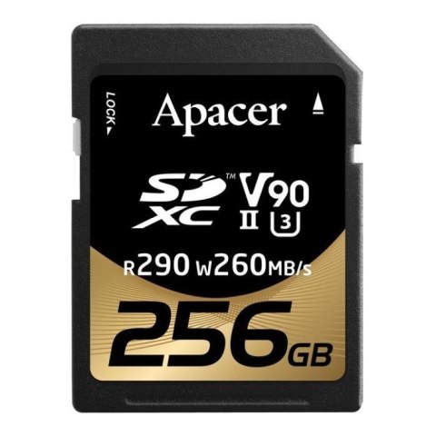 Apacer Karta pamięci SDXC Apacer 256GB (290/260 MB/s) Class 10 UHS-II U3 V30