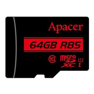 Apacer Karta pamięci microSDXC Apacer R85 64GB (85/10 MB/s) Class 10 U1 BULK