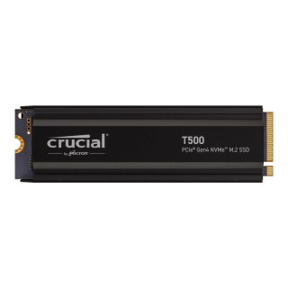 Crucial Dysk SSD Crucial T500 1TB M.2 PCIe 4.0 NVMe 2280 (7300/6800MB/s) z radiatorem