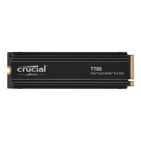 Crucial Dysk SSD Crucial T700 2TB M.2 PCIe 5.0 NVMe 2280 (12400/11800MB/s) z radiatorem