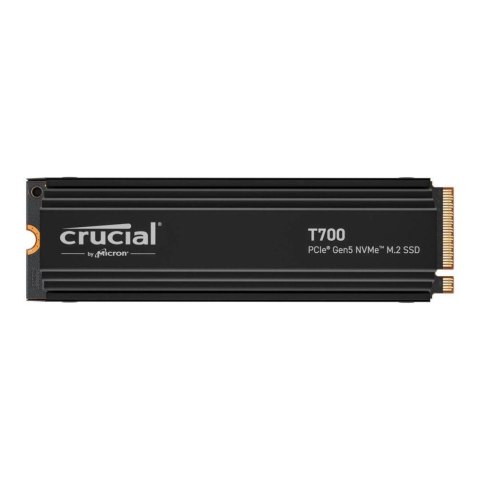 Crucial Dysk SSD Crucial T700 4TB M.2 PCIe 5.0 NVMe 2280 (12400/11800MB/s) z radiatorem