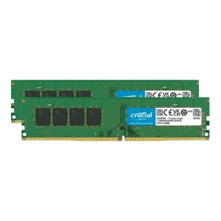 Crucial Pamięć DDR4 Crucial 32GB (2x16GB) 3200MHz CL22 1,2V