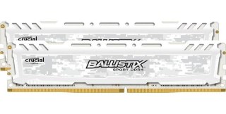 Crucial Pamięć DDR4 Crucial Ballistix Sport 16GB (2x8GB) 2666MHz CL16 DRx8 1,2V White