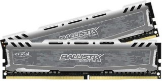Crucial Pamięć DDR4 Crucial Ballistix Sport 8GB (2x4GB) 2666MHz CL16 1,2V gray