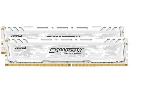 Crucial Pamięć DDR4 Crucial Ballistix Sport 8GB (2x4GB) 2666MHz CL16 1,2V white
