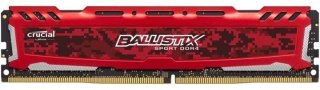 Crucial Pamięć DDR4 Crucial Ballistix Sport LT 16GB (1x16GB) 2400MHz CL16 DRx8 1,2V
