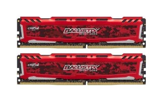Crucial Pamięć DDR4 Crucial Ballistix Sport LT 16GB (2x8GB) 2666MHz CL16 1,2V Red