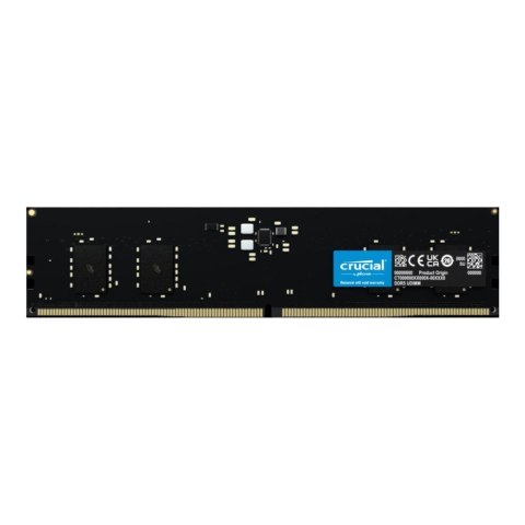 Crucial Pamięć DDR5 Crucial 32GB (1x32GB) 4800MHz CL40 1,1V