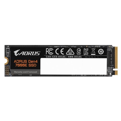Gigabyte Dysk SSD Gigabyte AORUS Gen4 7000E 2TB M.2 2280 NVMe PCIe 4.0 x4 (7100/6500 MB/s) 3D NAND