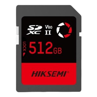 HIKSEMI Karta pamięci SDXC HIKSEMI CAPTURE HS-SD-E60(STD) 512GB 250/180 MB/s Class 10 U3 TLC V60