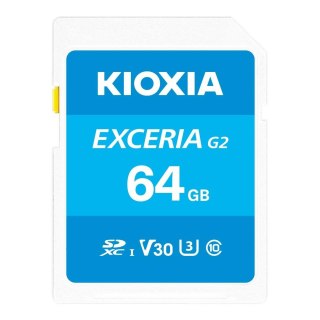 KIOXIA Karta pamięci SDXC KIOXIA EXCERIA G2 64GB UHS-I U3 V30