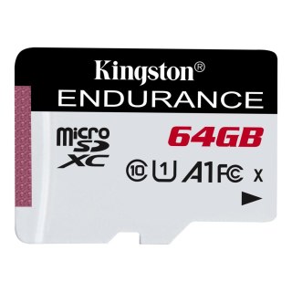 Kingston Karta pamięci Kingston microSD High-Endurance 64GB Class 10 UHS-I U1