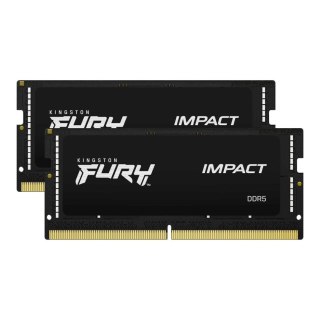 Kingston Pamięć SODIMM DDR5 Kingston Fury Impact 32GB (2x16GB) 5600MHz CL40 1,1V
