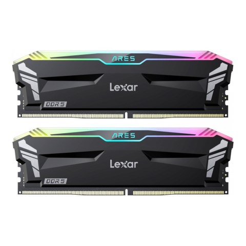 Lexar Pamięć DDR5 Lexar Ares RGB 32GB (2x16GB) 6400MHz CL32 XMP 3.0 1,4V Black