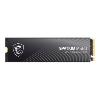 MSI Dysk SSD MSI SPATIUM M560 1TB PCIe 5.0 NVMe 2.0 M.2 2280 (10200/8400 MB/s) 3D NAND