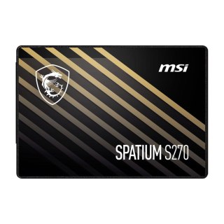 MSI Dysk SSD MSI SPATIUM S270 240GB SATA3 2.5" (500/400 MB/s) 3D NAND