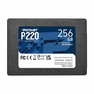 Patriot Memory Dysk SSD Patriot P220 256GB 2.5" SATA3 (550/490 MB/s) 7mm