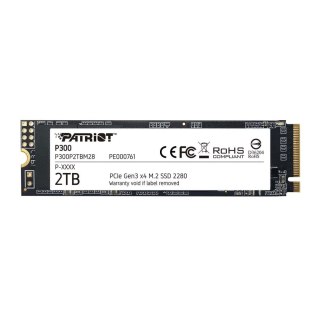 Patriot Memory Dysk SSD Patriot P300 2TB M.2 2280 PCIe Gen3 x4 NVMe (2100/1650 MB/s)