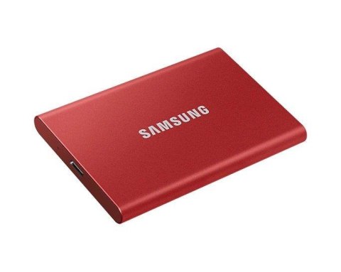 SAMSUNG Dysk SSD zewnętrzny Samsung T7 Portable 1TB (1050/1000 MB/s) USB 3.1 Red