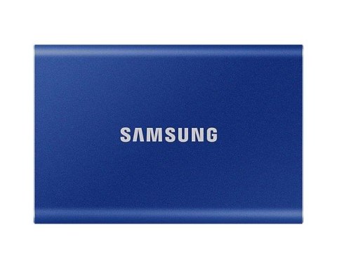 SAMSUNG Dysk SSD zewnętrzny Samsung T7 Portable 500GB (1050/1000 MB/s) USB 3.1 Blue