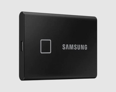 SAMSUNG Dysk SSD zewnętrzny Samsung T7 Portable Touch 2TB (1050/1000 MB/s) USB 3.1 Black