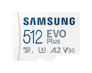 SAMSUNG Karta pamięci Samsung EVO Plus microSDXC 512GB (130 MB/s) + adapter