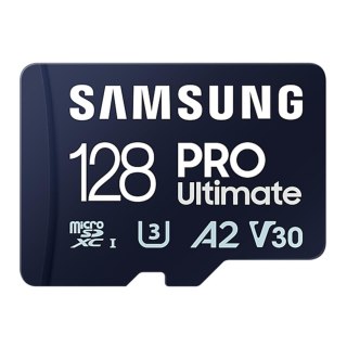 SAMSUNG Karta pamięci Samsung PRO Ultimate (2023) microSDXC 128GB (200/130 MB/s) U3 A2 V30 + adapter