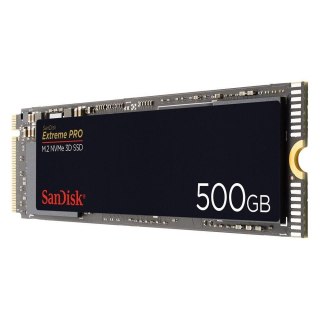 Sandisk Dysk SSD SanDisk Extreme PRO 500GB M.2 2280 PCIe NVMe (3400/2500 MB/s)