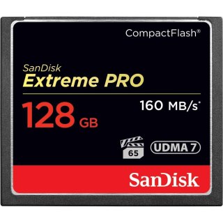 Sandisk Karta pamięci Compactflash SanDisk Extreme PRO 128GB 160/150 MB/s