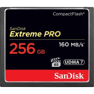 Sandisk Karta pamięci Compactflash SanDisk Extreme PRO 256GB 160/140 MB/s