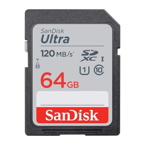 Sandisk Karta pamięci SanDisk ULTRA SDXC 64GB 120MB/s UHS-I Class 10