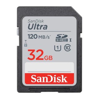 Sandisk Karta pamięci SanDisk ULTRA SDHC 32GB 120MB/s UHS-I Class 10
