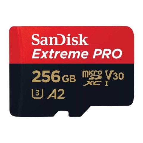 Sandisk Karta pamięci microSDXC SanDisk Extreme Pro 256GB 200/140MB/s A2 V30 UHS-I U3
