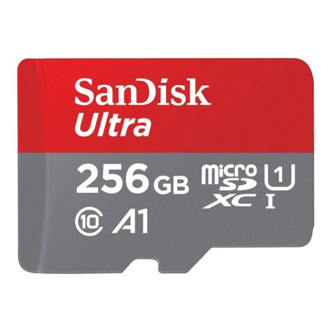 Sandisk Karta pamięci microSDXC SanDisk Ultra 256GB 150MB/s UHS-I A1 U1 C10 + adapter