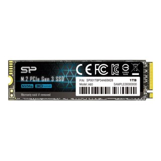 Silicon Power Dysk SSD Silicon Power A60 1TB M.2 PCIe Gen3x4 NVMe (2200/1600 MB/s) 2280 BULK