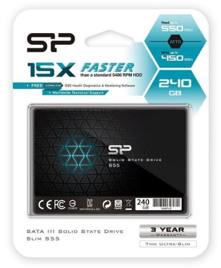 Silicon Power Dysk SSD Silicon Power S55 240GB 2.5" SATA3 (460/450 MB/s) 7mm
