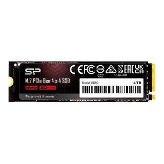 Silicon Power Dysk SSD Silicon Power UD90 4TB M.2 PCIe Gen4x4 NVMe 1.4 (5000/4500 MB/s)