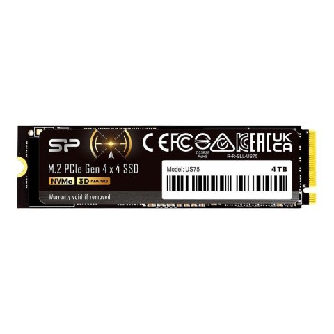 Silicon Power Dysk SSD Silicon Power US75 4TB M.2 PCIe Gen4x4 NVME 1.4 7000/6500 MB/s