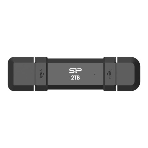 Silicon Power Dysk zewnętrzny SSD Silicon Power DS72 2TB USB-A USB-C 1050/850 MB/s Czarny