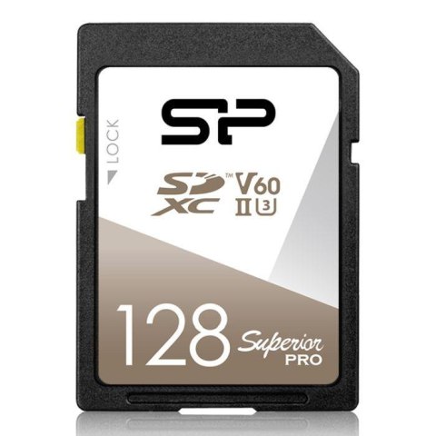 Silicon Power Karta pamięci Silicon Power SDXC Superior Pro 128GB (280/170 MB/s) UHS-II U3 V60