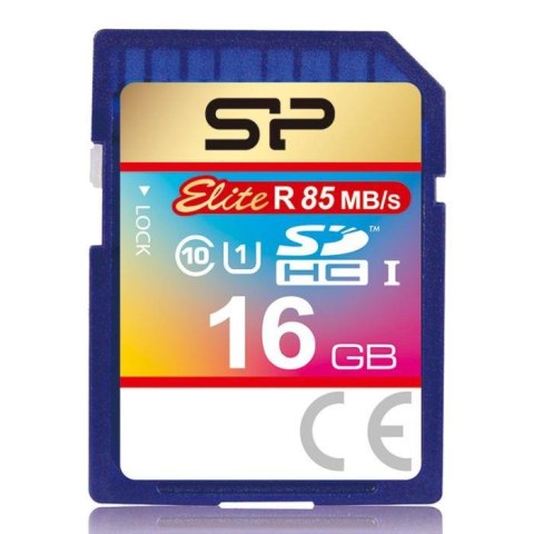 Silicon Power Karta pamięci Silicon Power SDHC Elite 16GB (85/10 MB/s) Class 10 UHS-I U1