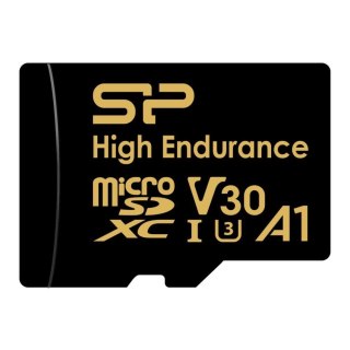 Silicon Power Karta pamięci Silicon Power microSDXC High Endurance Golden Series 32GB V30 UHS-1 U3 A1 4K UHD + adapter