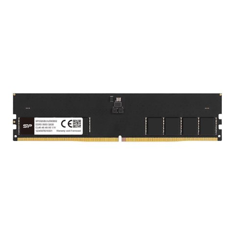 Silicon Power Pamięć DDR5 Silicon Power 32GB (1x32GB) 5600MHz CL46 1,1V Black