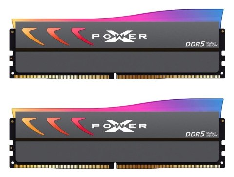 Silicon Power Pamięć DDR5 Silicon Power XPOWER Storm RGB Gaming 32GB (2x16GB) 6000MHz CL36 1.35V UDIMM Gray