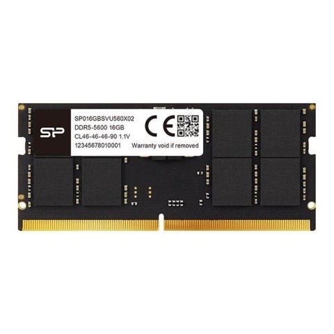 Silicon Power Pamięć SODIMM DDR5 Silicon Power 16GB (1x16GB) 4800MHz CL40 1,1V